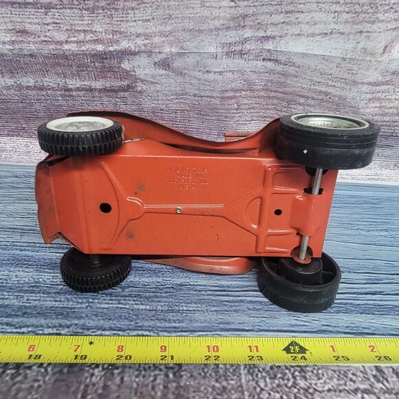Vintage Nylint Pressed dune buggy wrecker red/white - Picture 9 of 10